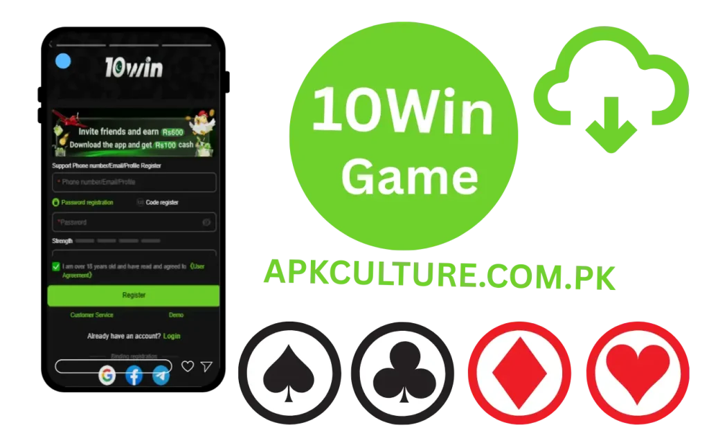 10win Game register login image