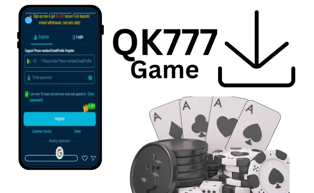 QK777 Game register image