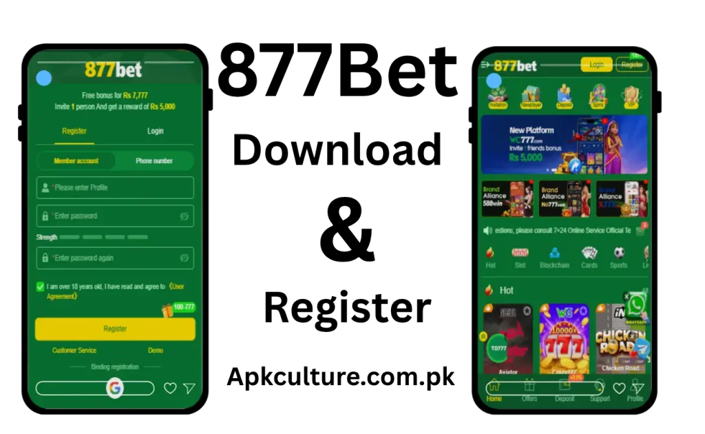 877Bet Register image