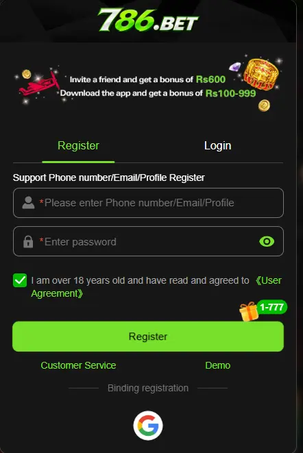 786 bet game