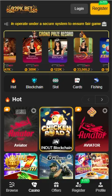 92pk bet Game interface